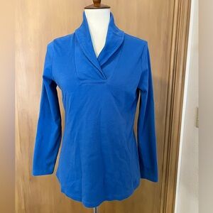 Women's L.L.Bean Pullover, Long-Sleeve Shawl Collar, small